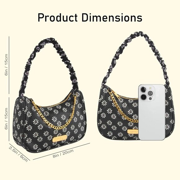 Small Leather Wristlet Clutch Purse for Women Formal Wedding Prom Stylish - Picture 5 of 7